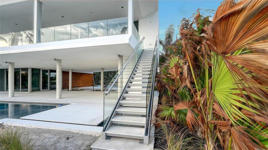 Exterior details and patio area of a home in , Longboat Key (Image 21).