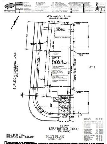 22127 Strathfield Circle - Plot Plan