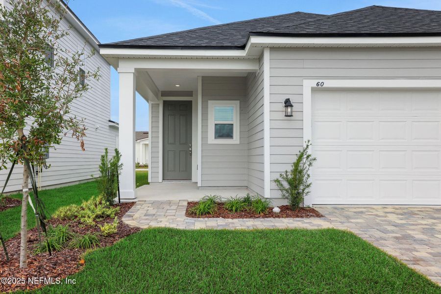Exterior details and patio area of a home in Brook Forest, St. Augustine (Image 23).