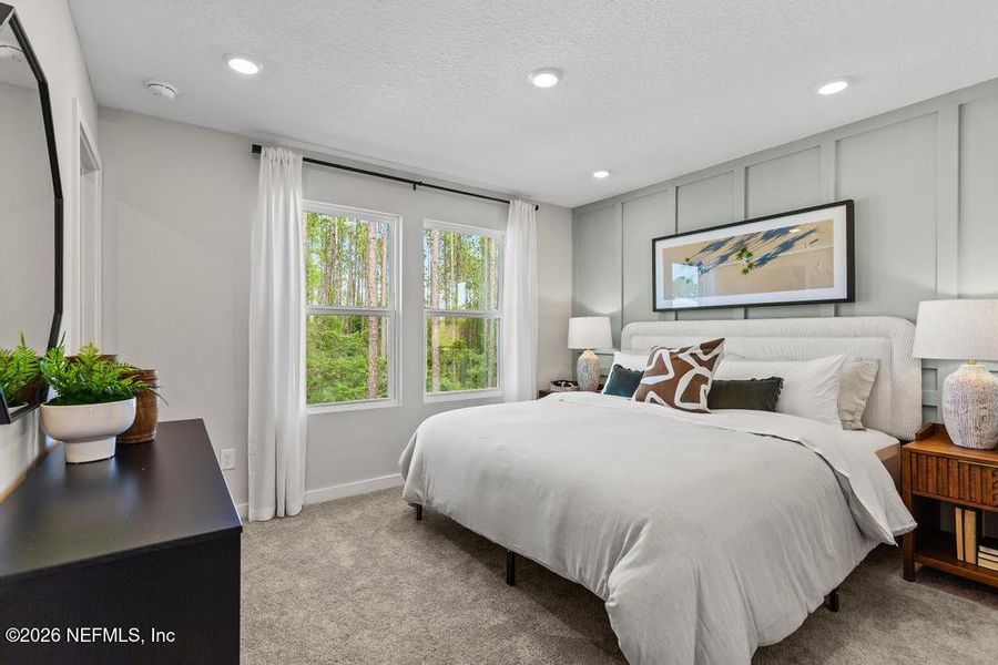 Furnished interior view inside a new home in , Jacksonville (Image 19). Furnished interior view inside a new home in , Jacksonville (Image 19).