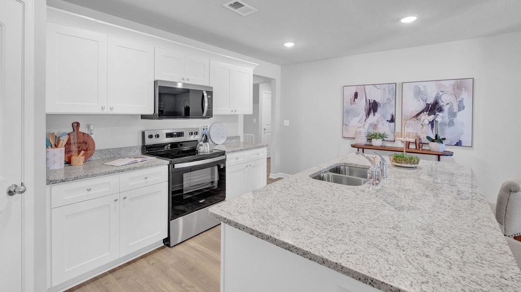 Furnished interior view inside a new home in Riggs Pointe, Millington (Image 10).