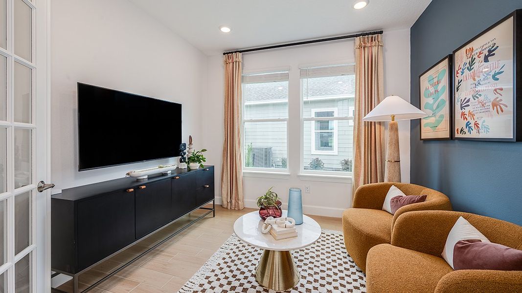 Representative furnished interior of a home built from the Stella by Taylor Morrison in Esplanade at Rivergrass, Immokalee (Image 5).