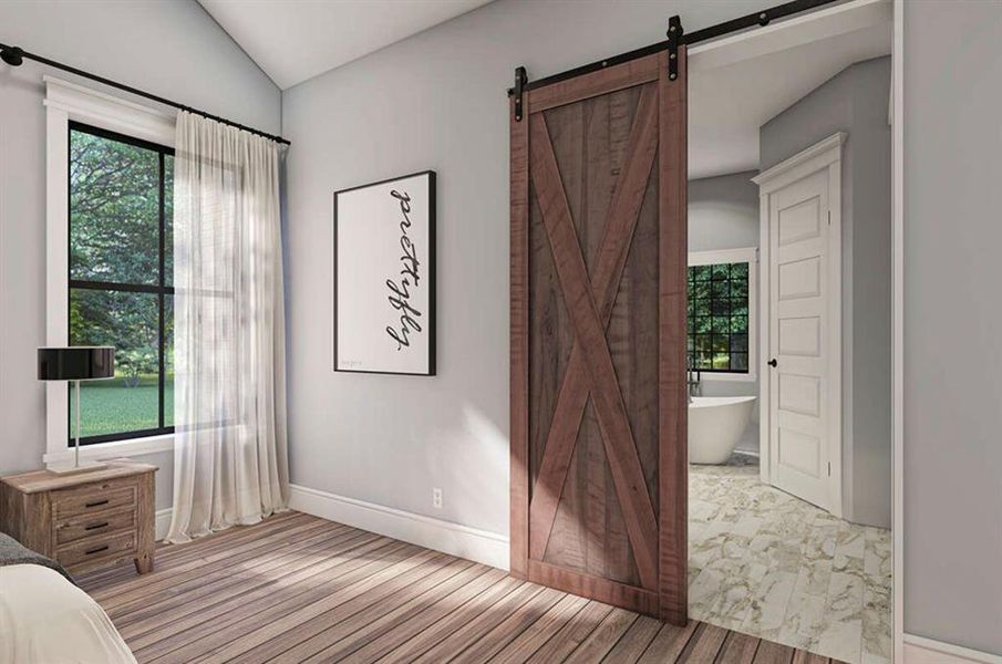 Furnished interior view inside a new home in Parallel Pastures, Poolville (Image 8).