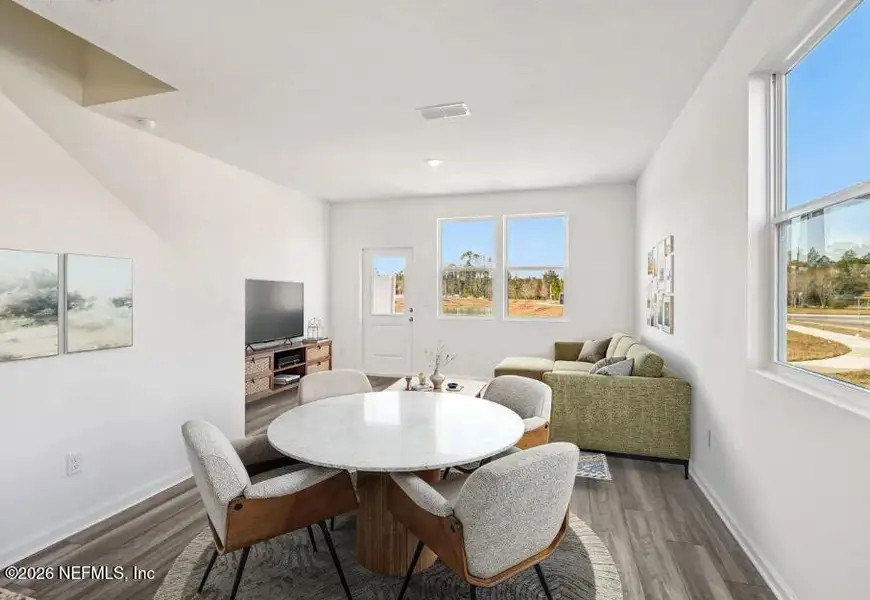 Furnished interior view inside a new home in , Jacksonville (Image 3).
