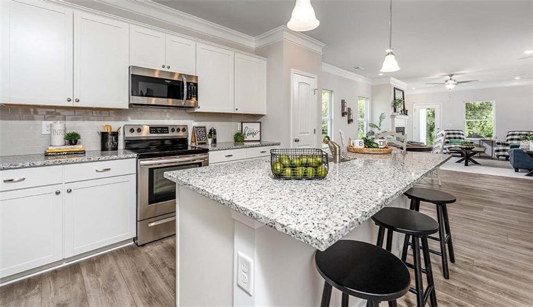 Furnished interior view inside a new home in Laurel Creek, Calhoun (Image 10).