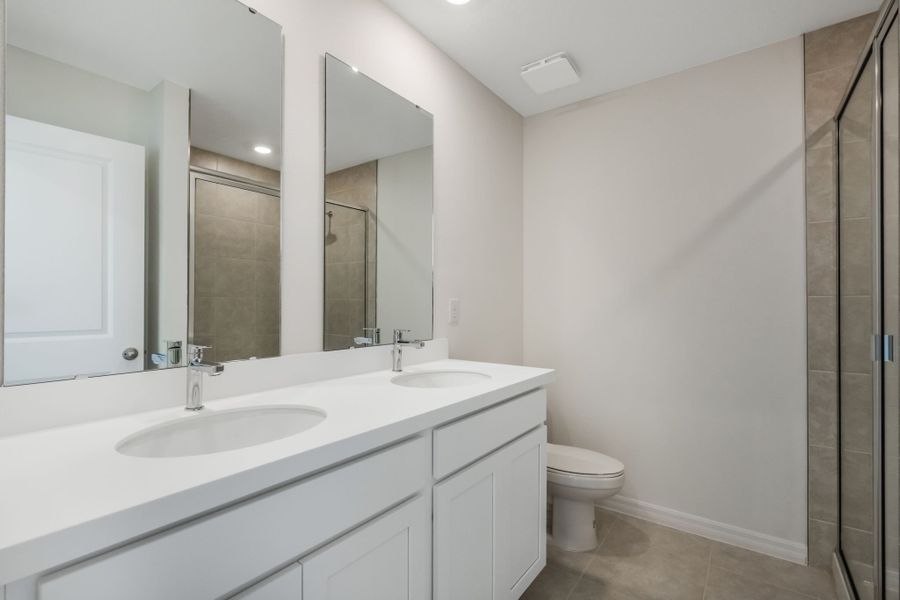 Furnished interior view inside a new home in Eden Crest, Apopka (Image 10).