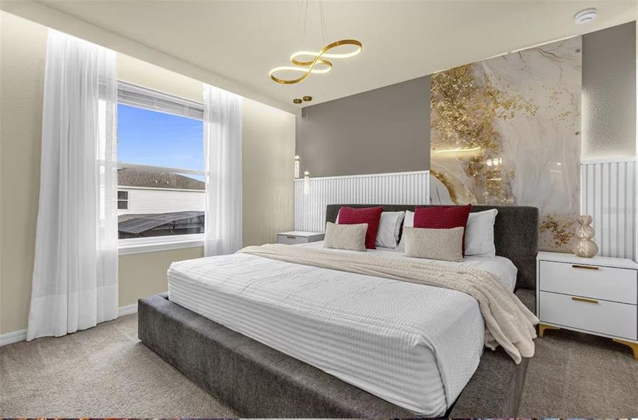 Furnished interior view inside a new home in , Davenport (Image 24).