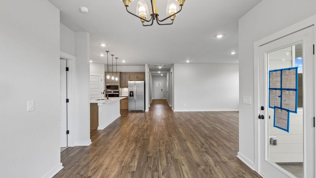 Spacious, unfurnished interior of a new home in Reserve at Hickory Ridge, Columbia (Image 38).