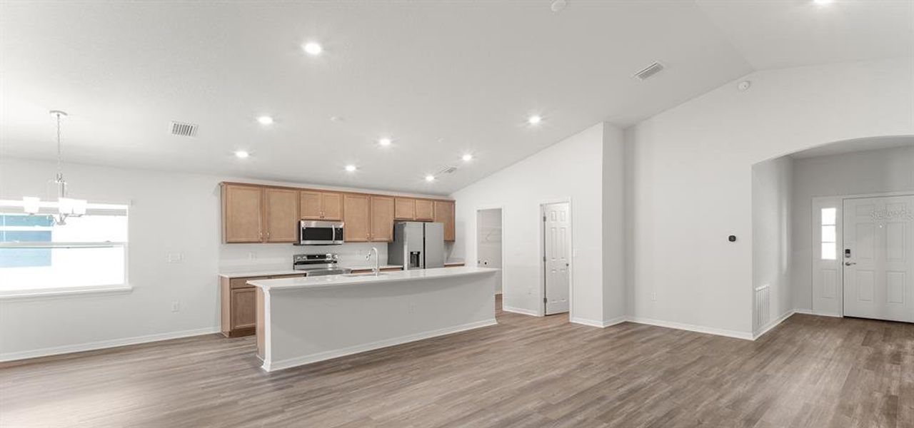 Furnished interior view inside a new home in Vista Trace, Belleview (Image 4).