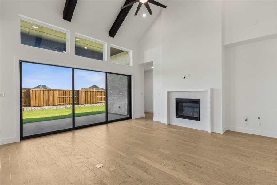 With a wall of windows across the back, this home is flooded with natural light!