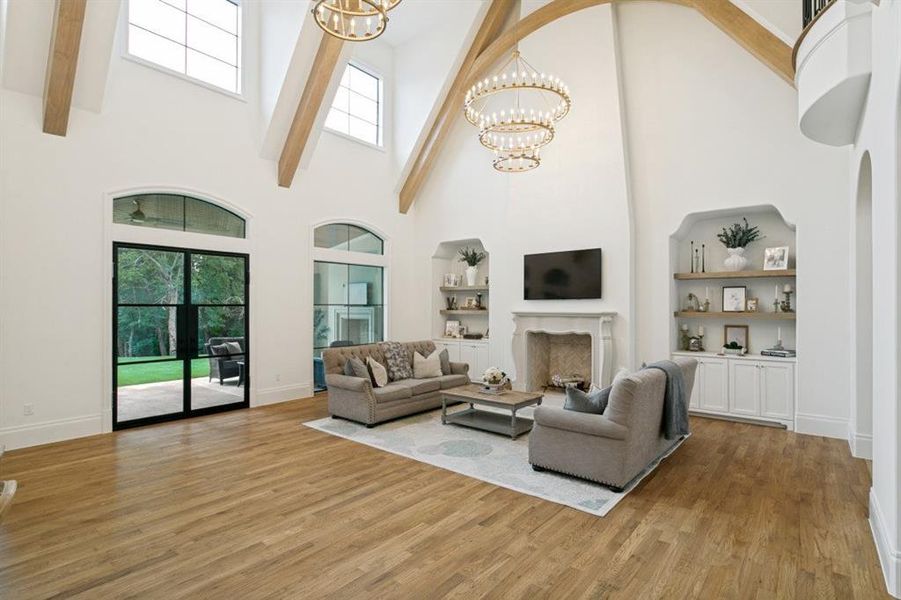Furnished interior view inside a new home in , Keller (Image 9).