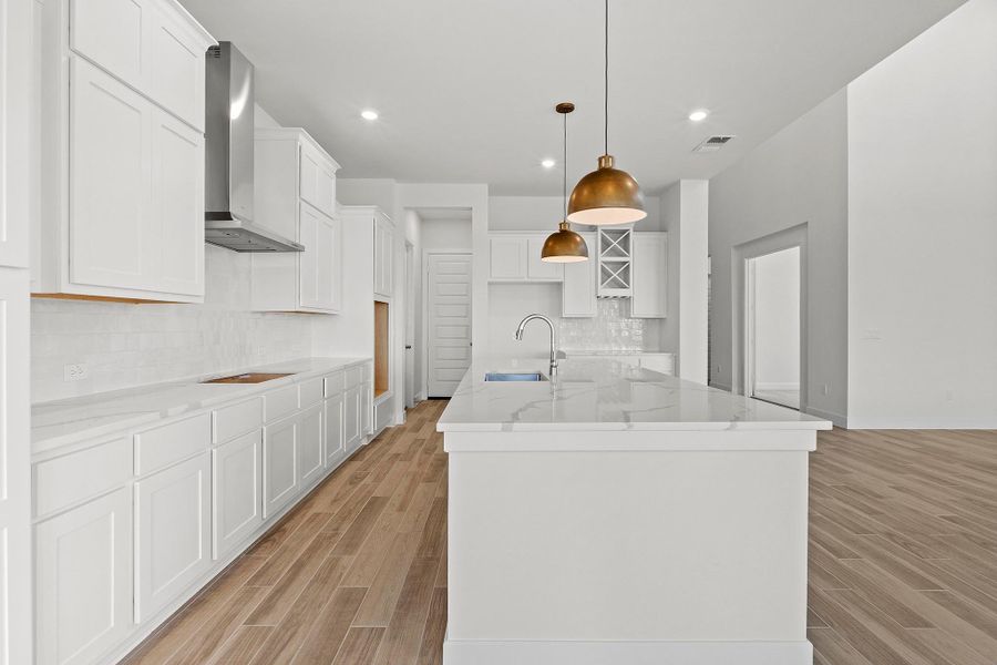 Furnished interior view inside a new home in Lariat, Liberty Hill (Image 7).