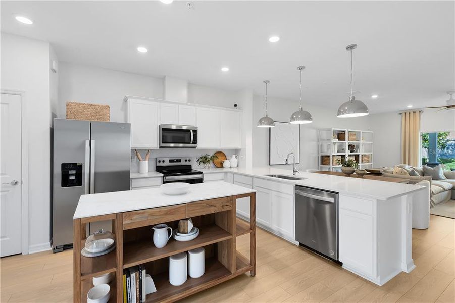 Furnished interior view inside a new home in Oviedo Square, Oviedo (Image 12).