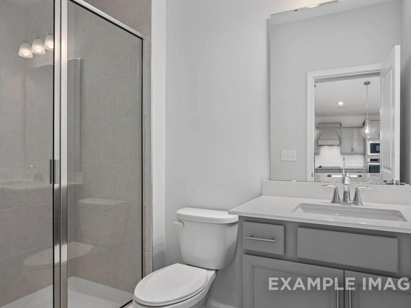 Furnished interior view inside a new home in Tobacco Road, Angier (Image 8).