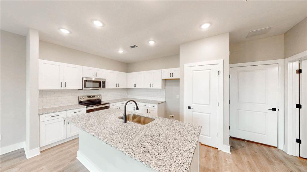 Furnished interior view inside a new home in , Denton (Image 11).