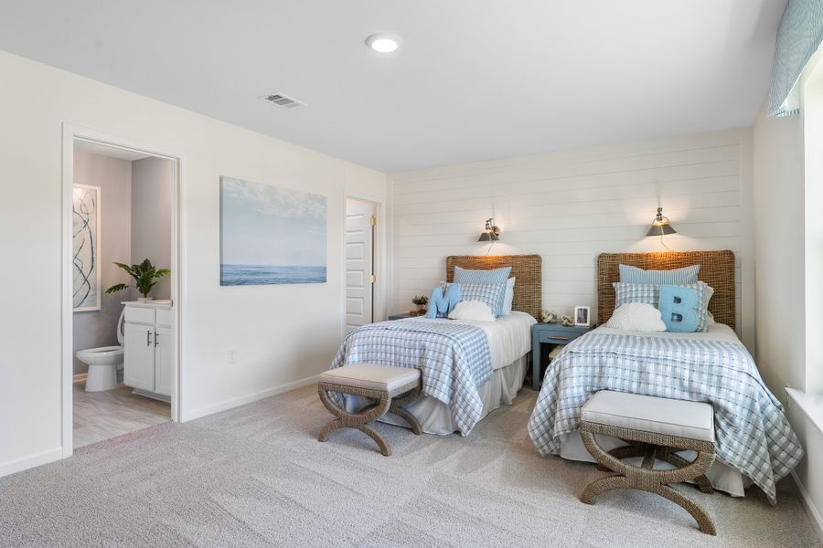Furnished interior view inside a new home in Marshfield, Longs (Image 17).