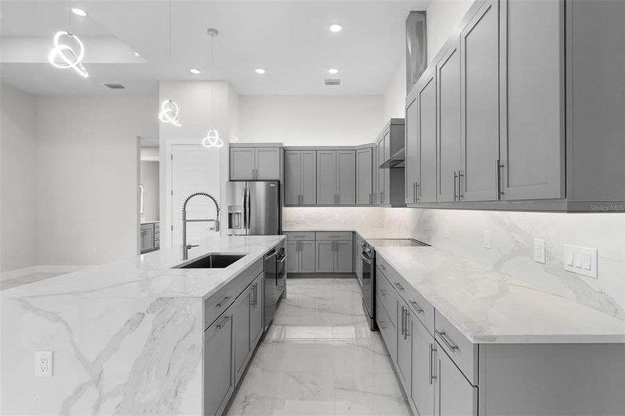 Furnished interior view inside a new home in , Punta Gorda (Image 10). Furnished interior view inside a new home in , Punta Gorda (Image 10).