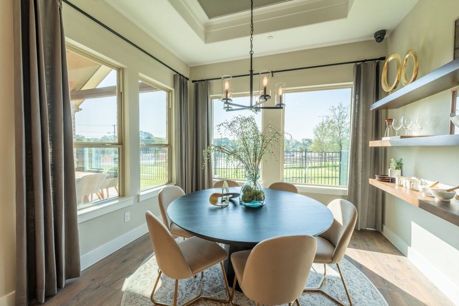 Representative furnished interior of a home built from the Avanti by Ladera Texas in Ladera at The Reserve, Mansfield (Image 6).