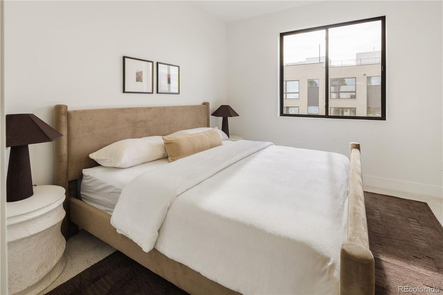 Furnished interior view inside a new home in , Denver (Image 26).