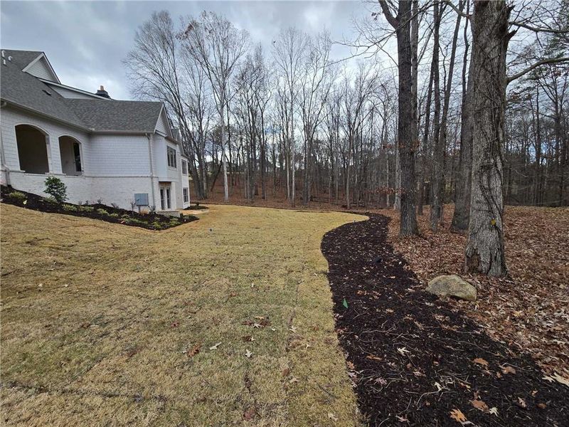 Exterior details and patio area of a home in , Flowery Branch (Image 13).