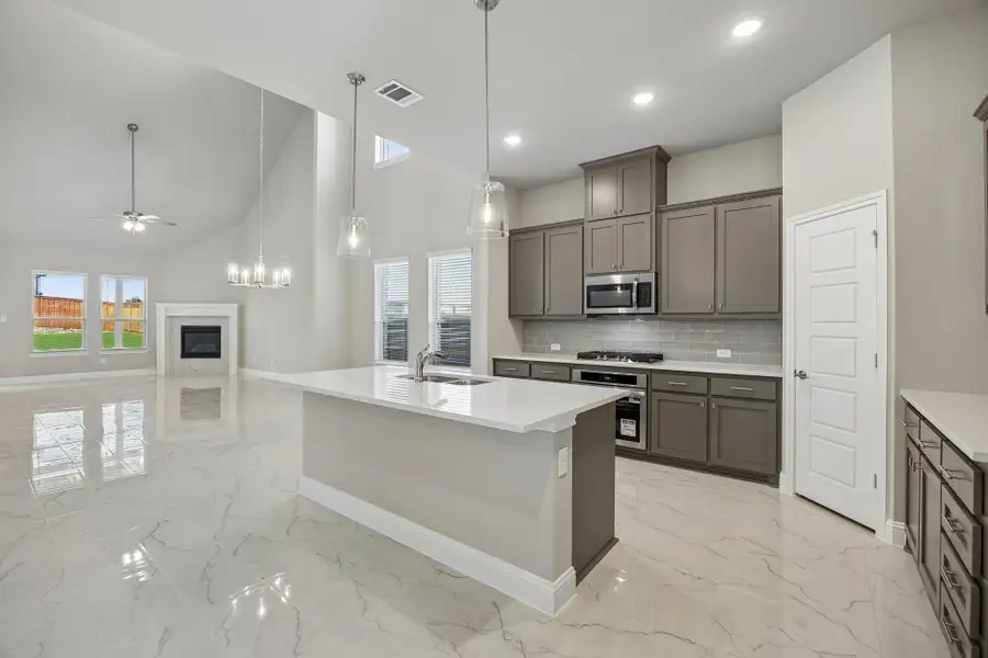 Furnished interior view inside a new home in Mayfield Farms, Arlington (Image 7).