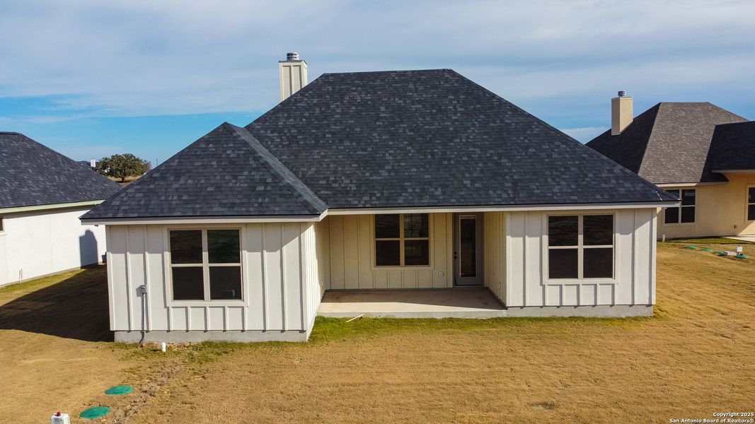 Exterior details and patio area of a home in Boehme Ranch, Castroville (Image 3). Exterior details and patio area of a home in Boehme Ranch, Castroville (Image 3).