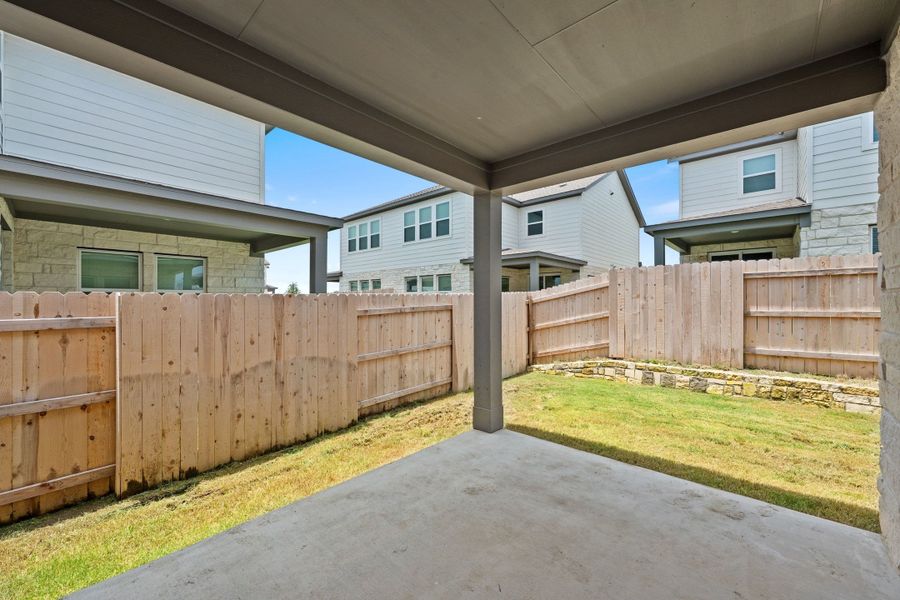 Exterior details and patio area of a home in Park Central, Georgetown (Image 4). Exterior details and patio area of a home in Park Central, Georgetown (Image 4).