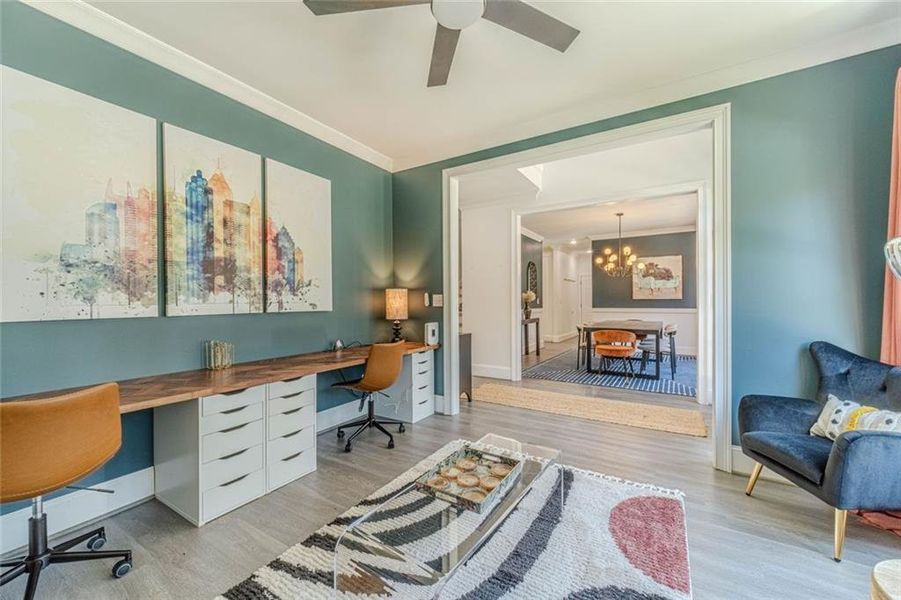 Furnished interior view inside a new home in , Snellville (Image 19).