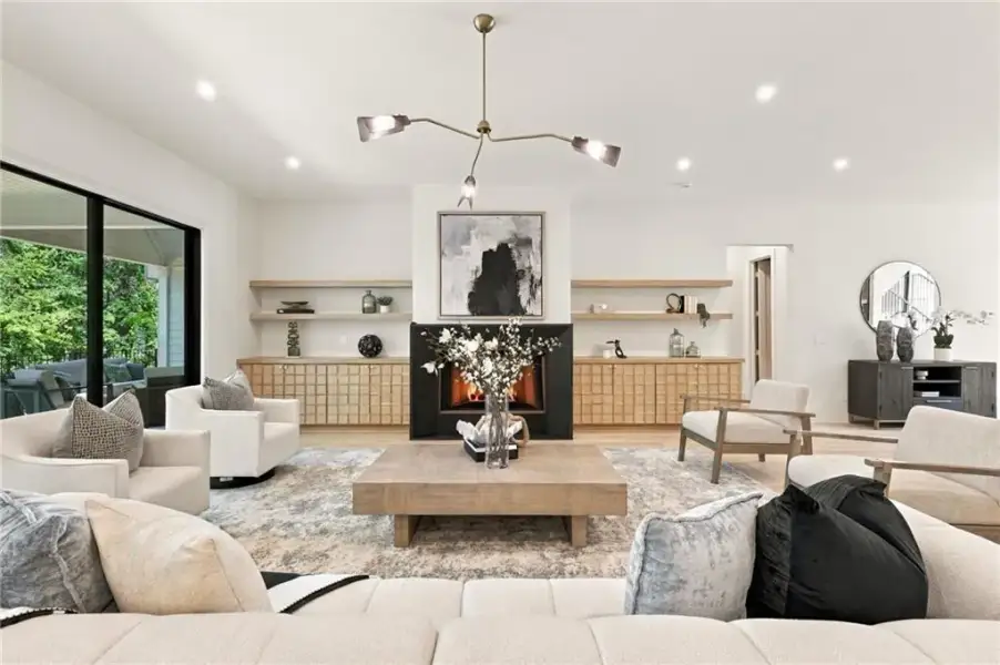 Furnished interior view inside a new home in , Sandy Springs (Image 45).