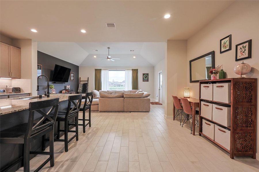 Furnished interior view inside a new home in Telge Ranch, Cypress (Image 7).