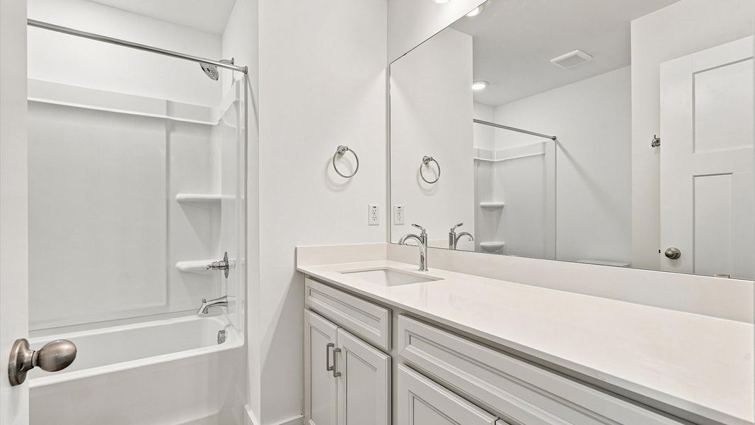 Top-notch bathroom with current fixtures, tasteful materials, and elevated charm in Fountain Inn, SC Top-notch bathroom with current fixtures, tasteful materials, and elevated charm in Fountain Inn, SC