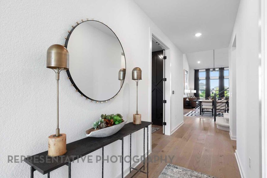 Furnished interior view inside a new home in Easton Park, Austin (Image 8).