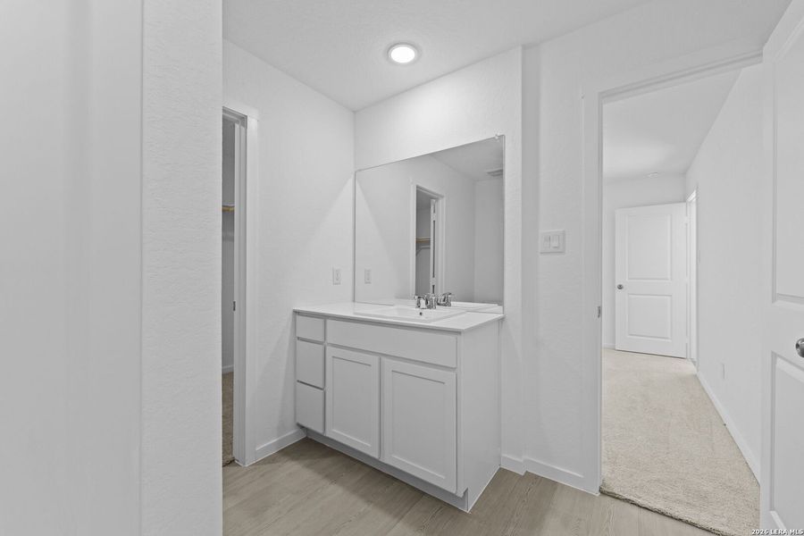 Furnished interior view inside a new home in Higdon Crossing, San Antonio (Image 11). Furnished interior view inside a new home in Higdon Crossing, San Antonio (Image 11).