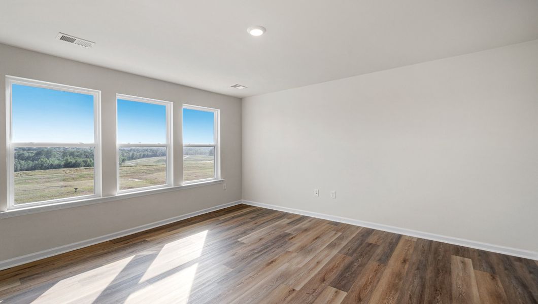 Spacious, unfurnished interior of a new home in Durbin Meadows, Fountain Inn (Image 18). Spacious, unfurnished interior of a new home in Durbin Meadows, Fountain Inn (Image 18).