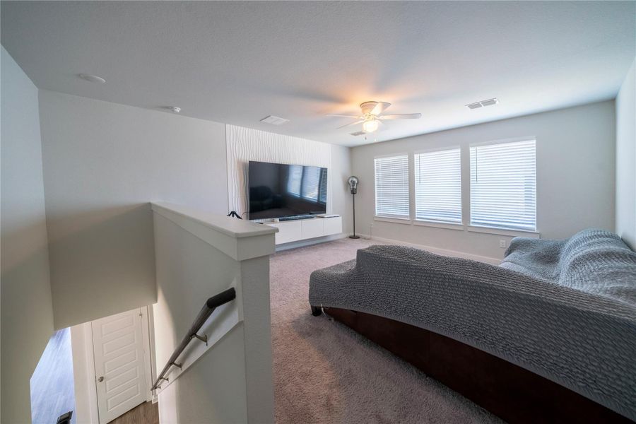 Furnished interior view inside a new home in Mason Woods, Cypress (Image 6). Furnished interior view inside a new home in Mason Woods, Cypress (Image 6).
