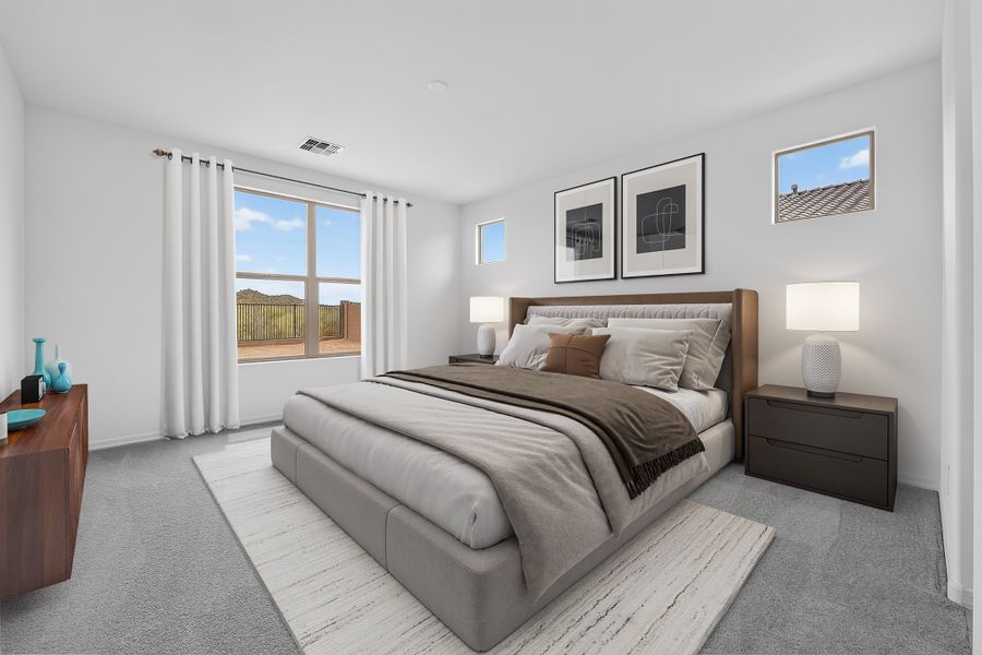 Furnished interior view inside a new home in Ladera Trails, Queen Creek (Image 8).