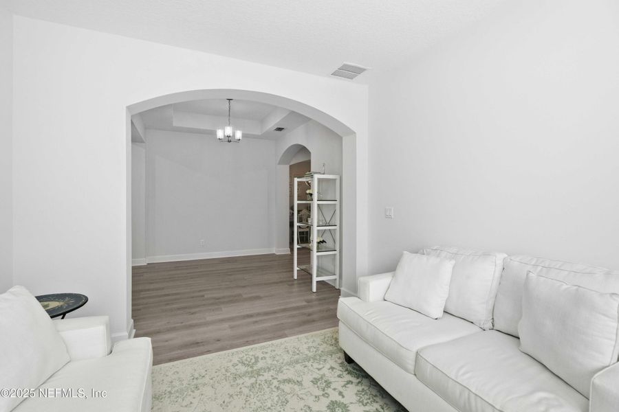 Furnished interior view inside a new home in Trailmark - Phase 6, St. Augustine (Image 11). Furnished interior view inside a new home in Trailmark - Phase 6, St. Augustine (Image 11).