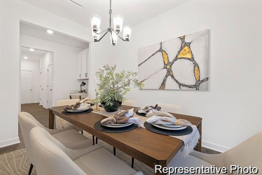 Furnished interior view inside a new home in Shay Crossing, Salisbury (Image 6).