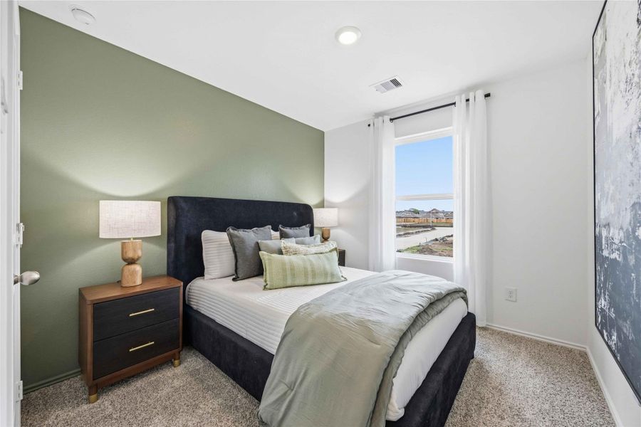 Furnished interior view inside a new home in Pineapple Square, Houston (Image 12).