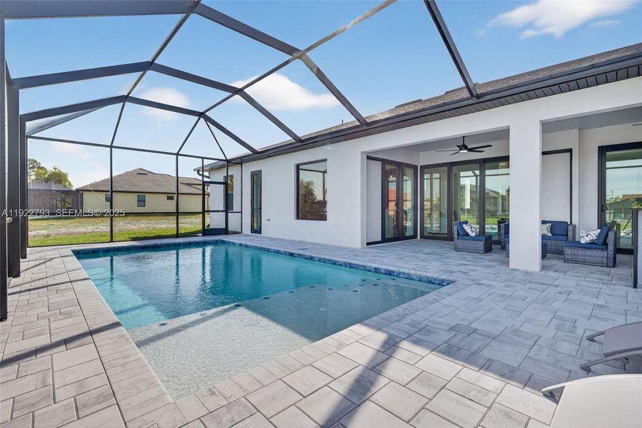Exterior details and patio area of a home in , Cape Coral (Image 21).