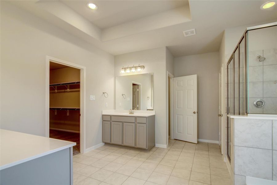 Furnished interior view inside a new home in Rates starting as low as, Iowa Colony (Image 6).