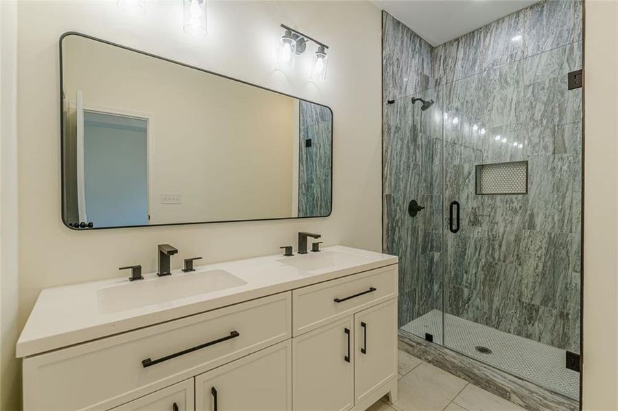 Furnished interior view inside a new home in , Stone Mountain (Image 16). Furnished interior view inside a new home in , Stone Mountain (Image 16).