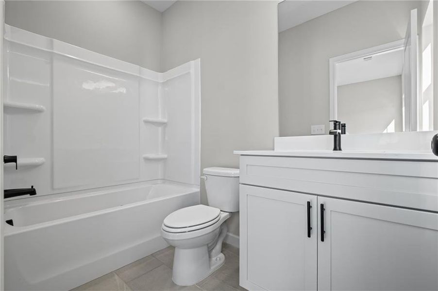 Furnished interior view inside a new home in The Village at River Green, Canton (Image 11).