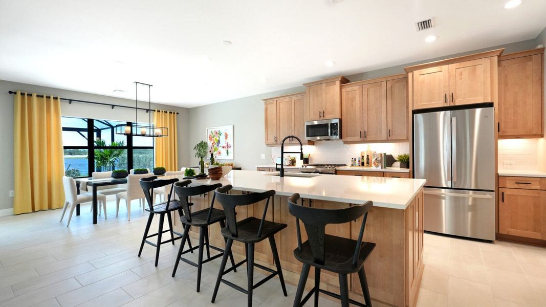 Furnished interior view inside a new home in Grand Park Real Estate and Homes for Sale in Sarasota, FL - Neal Communities, Sarasota (Image 2).
