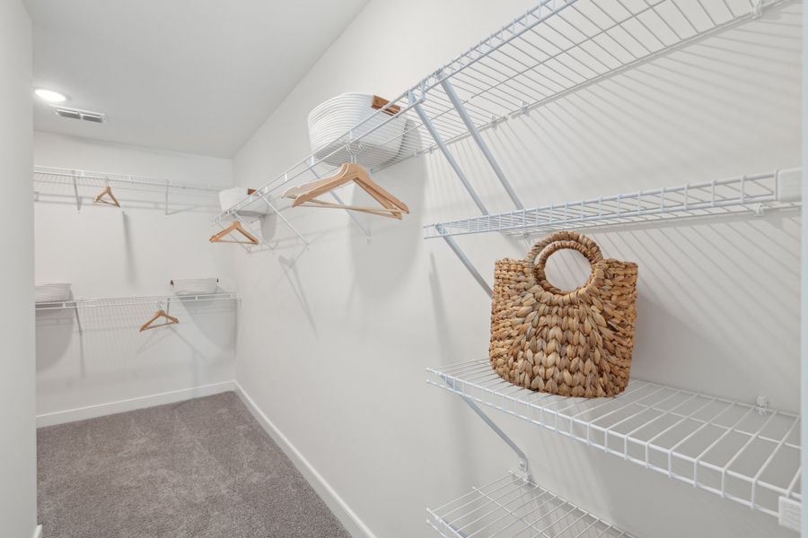 Primary walk-in closet