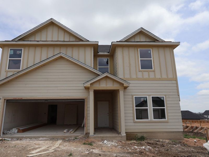 In-progress construction of a new home in Cascades at Onion Creek, Austin, TX (Image 5). In-progress construction of a new home in Cascades at Onion Creek, Austin, TX (Image 5).
