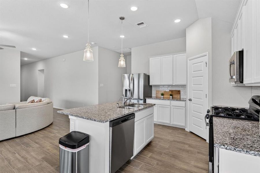 Furnished interior view inside a new home in Sagebrook, Denton (Image 33).