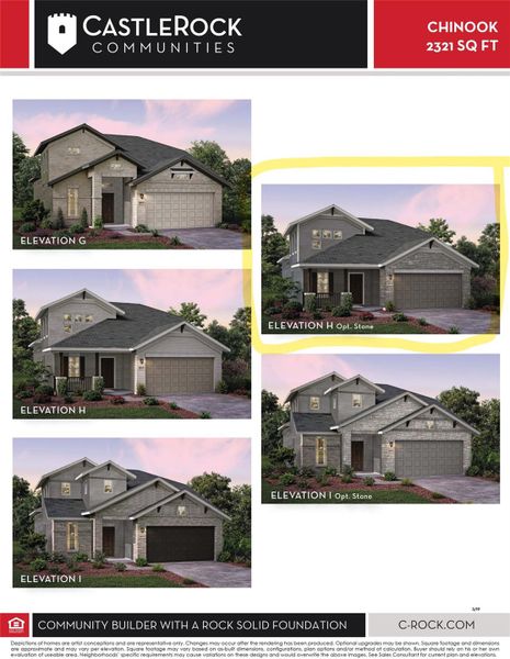 The Chinook Elevation by CastleRock Communities! The Chinook Elevation by CastleRock Communities!