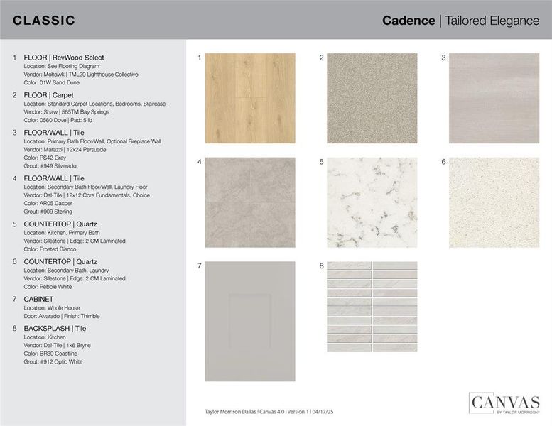 Design Selections - This home is currently under construction - selections are subject to change Design Selections - This home is currently under construction - selections are subject to change