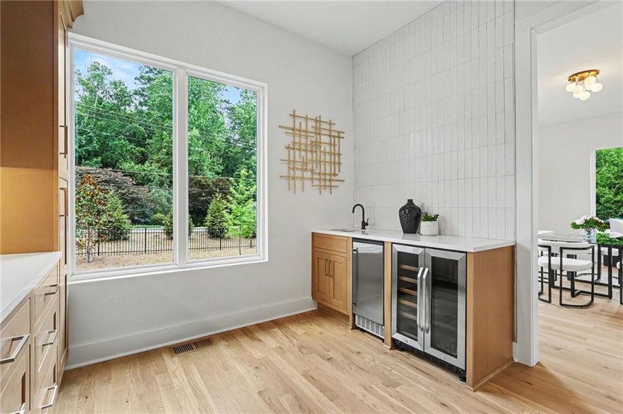 Furnished interior view inside a new home in , Atlanta (Image 16).